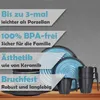 Melamin Camping Geschirr Set 4 Personen Stone Blue + 4 Produktbild-Vorschau 2