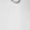 A close-up of a white curtain with a metal grommet. Podgląd zdjęcia produktu