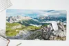 MuchoWow® Schreibtischunterlage Alpen - Felsen - Gras 80x40 Produktbild-Vorschau 5