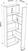 Libreria estensibile angolare Wish 72x22x200h colore Anteprima dell’immagine prodotto 9