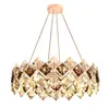 Lustre en cristal LED Vrygle 60 cm doré, luminaire de Voir les images du produit 1
