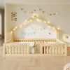 Flieks Kinderbett 90x200cm mit Led, Hausbett mit Dach, Produktbild-Vorschau 3