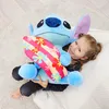 Disney Lilo und Stitch Plüschtier 50 cm mit Surfboard Produktbild-Vorschau 3