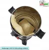 The inside of a vacuum cleaner canister with a paper dust bag. Produktbild-Vorschau