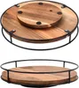 Rundes drehregal holz 26cm,Gewürzregale Rund Küchenregal Produktbild-Vorschau 1