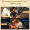 One Fire 6000mAh Akku Tischlampe Kabellos,Faltbar Tragbar Produktbild-Vorschau 2