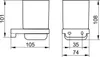 KEUCO 12750299000 Glashalter Collection Moll 12750, Produktbild-Vorschau 2