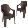 Garronda 2 Stk. Gartenstühle stapelbar Rattan-Optik GD-0254 Produktbild-Vorschau 1