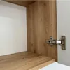 Winkelküche 200x260 cm - Aschegrau - mit brauner Produktbild-Vorschau 9