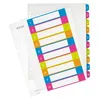 Index plastique A4+ Leitz WOW Maxi 1-10, mélange de Voir les images du produit 1