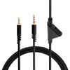A close-up shot of headphone cables with gold-plated connectors and a volume control slider. Anteprima dell’immagine prodotto