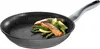 A frying pan with cooked salmon, asparagus, and lemon slices inside. Produktbild-Vorschau