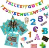 Oblique Unique Schuleinführung Schulanfang Einschulung Deko Produktbild-Vorschau 1