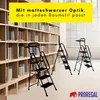 Profi-Trittleiter klappbar mit  | mit Handbügel und Produktbild-Vorschau 8