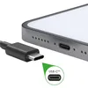 USB-C Ladekabel für LG W31 2020 Weiß 2 m Handy Produktbild-Vorschau 3