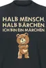 Tierisch T-Shirt Herren Halb Mensch, halb Bärchen. Ich bin Produktbild-Vorschau 3
