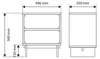 Selsey WUWU - Nachttisch mit 2 Schubladen, Greige, 50 cm Produktbild-Vorschau 7