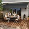 XINZI Klemmmarkise Markise Balkon ohne Bohren, UV-Schutz, Produktbild-Vorschau 13