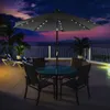 SONGMICS Sonnenschirm Ø 300 cm mit 32 LED-Lämpchen Produktbild-Vorschau 4