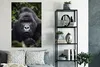 MuchoWow® Poster Gorilla schaut mit seinen perlweißen Augen Produktbild-Vorschau 4