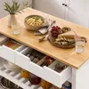 Relaxdays, kuchynský vozík, pracovná doska, 2 zásuvky, 2 Náhľad obrázku produktu 5