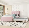Flieks čalouněná postel 90x200cm s výsuvným lůžkem, Náhled obrázku produktu 1