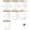A diagram showing the dimensions of various porcelain dishes and bowls from the MALACASA brand. Produktbild-Vorschau