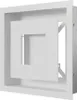 Griglia di ventilazione WIND 22x22 bianco Anteprima dell’immagine prodotto 1