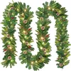 JOIEYOU 500cm Weihnachtsgirlande mit 75 Warmweiß LEDs Produktbild-Vorschau 1