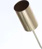 Stabkerzenhalter - Kerzenpick für Adventskranz - ohne Dorn - Metall - H: 9cm - gold - 4 Stück Produktbild-Vorschau