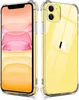 A yellow iPhone 11 in a clear protective case, shown from the front and back. Podgląd zdjęcia produktu