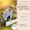Floranica Bordura per Giardino in legno 40 x 200 cm Bianco, Anteprima dell’immagine prodotto 5