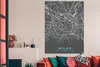 MuchoWow® Poster Mailand - Blau - Karte - Stadtplan - Produktbild-Vorschau 3
