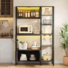 Flieks Küche Hochschrank Backregal mit Led und Produktbild-Vorschau 3