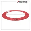 Arebos Trampolin Randabdeckung 183 cm, Rot, 280 mm Produktbild-Vorschau 4