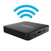 A black Blaupunkt Android TV box with a Wi-Fi symbol above it. Produktbild-Vorschau