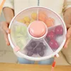 KANDONEX Drehbare Snackbox mit Fächern – Runde Brotdose für Produktbild-Vorschau 3