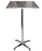Table de jardin Table de bistrot stable en aluminium Voir les images du produit 6