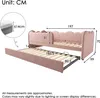 Letto imbottito Sweiko daybed 90x190cm, divano letto daybed Anteprima dell’immagine prodotto 2