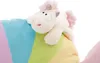 NICI Kissen Bonbonförmig 45cm mit Kuscheltier Einhorn 12cm Produktbild-Vorschau 3