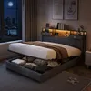 Łóżko tapicerowane UnboxG, 140 x 200 cm, z podnoszanym Podgląd zdjęcia produktu 8