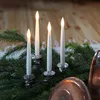 LED-Leuchtkerzen lang, 4teilig, flackernd Produktbild-Vorschau 1