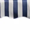 A close-up of a blue and white striped awning fabric. Anteprima dell’immagine prodotto