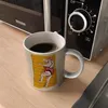 Glitzer-Kaffeebecher Urlaub ist, wenn man viel isst mit Produktbild-Vorschau 5