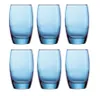 Arcoroc Trinkglaser - 6x Stuck - transparent blau - 350 ml Produktbild-Vorschau 1