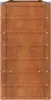 A full shot of a wooden planter box. Voir les images du produit