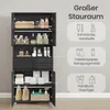 VASAGLE Hochschrank mit Schublade, verstellbaren Ablagen, Produktbild-Vorschau 6