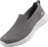 A single gray Skechers sneaker is shown against a white background. Náhled obrázku produktu