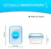 Frischhaltedose Gefrierdosen Vorratsdosen 4er Set 480 ml Produktbild-Vorschau 3