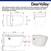 DeerValley Dusch WC mit Bidet, beheiztem Sitz, Produktbild-Vorschau 3